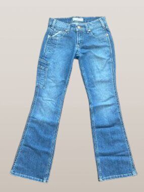 Ariat Rebar Mid Rise Durastretch Riveter Boot Cut Jeans – Women’s 25R